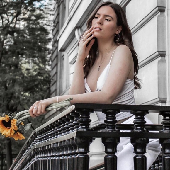 ZARA Cowl Neck Crop Top Light Silver Size Small (like new) - Picture 3 of 7